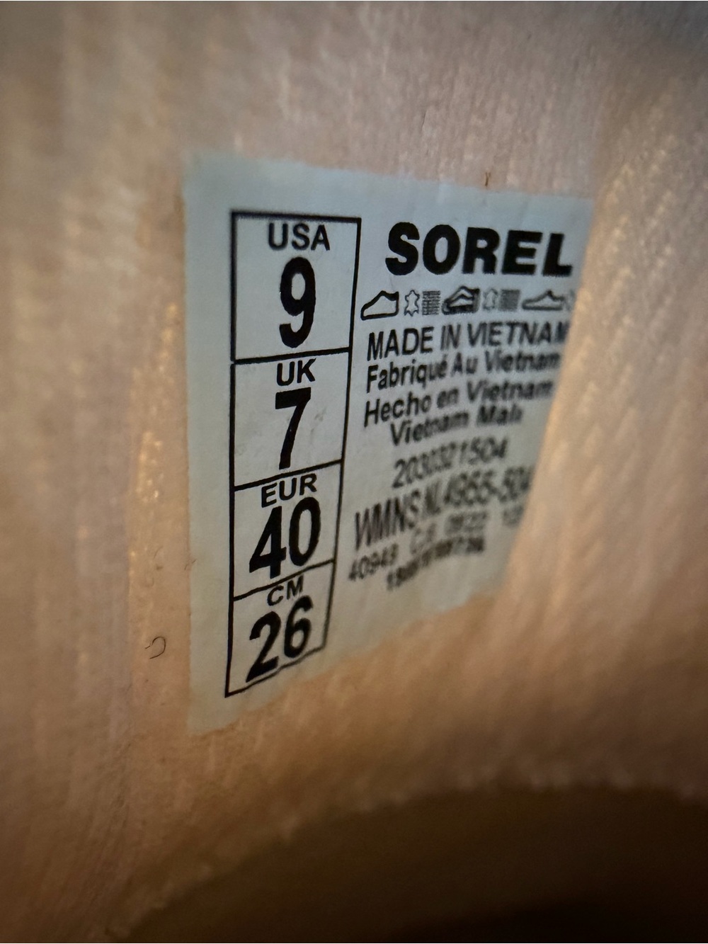 Sorel Pale Pink Slip-On Clog Sneakers - Size 9 - Picture 5 of 5